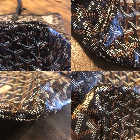 SOLD ——————Authentic Goyard St Louis Tote PM Black - Picture 2 of 4